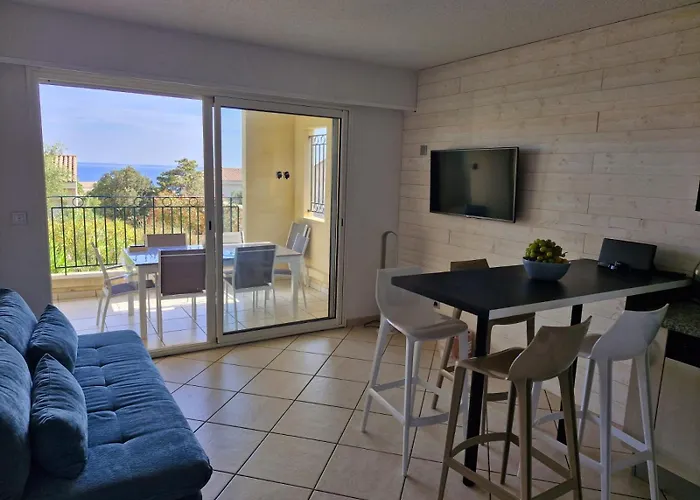 Apartmán Nidu Di Lume, T3, 2 Chambres, Vue Algajola (Corsica)